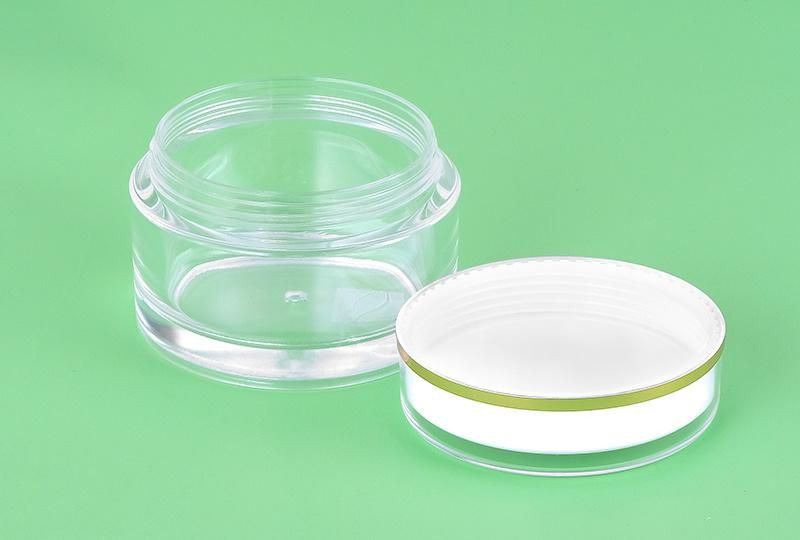 120g Cosmetic Packaging Empty Plastic Clear Transparent Body Cream Jar