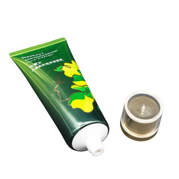 Acrylic Cover Facial Cleanser Cosmetic Packaging Tube