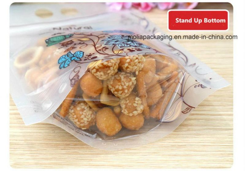 Pet/PE Cartoon plastic Food Packing Bag with Handle