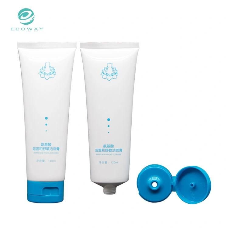 White Skin Care Face Wash Tube for Cleanser Packaging