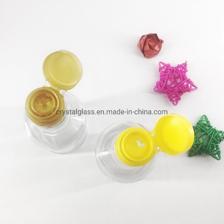 Customized 200ml Glass Bottle with Plastic Sealed Caps for Vinegar and Oil