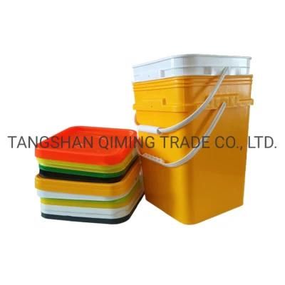 Wholesale Customization Multiple Colors Food Grade 5 Gallon Bucket for Paint Oil Fertilizer