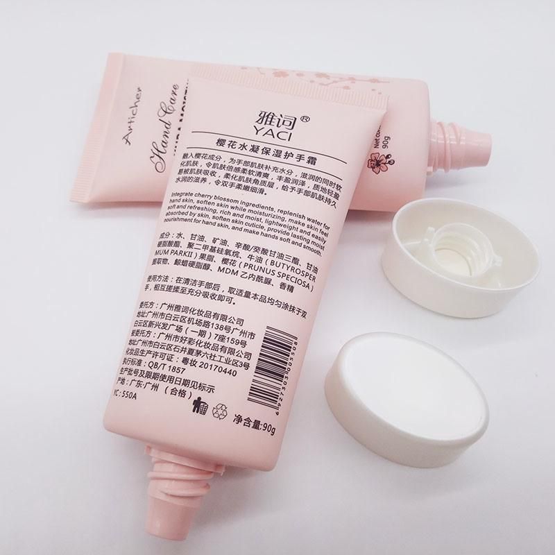 Customized Plastic Flat Tube for Skincare Facial Wash Packaging