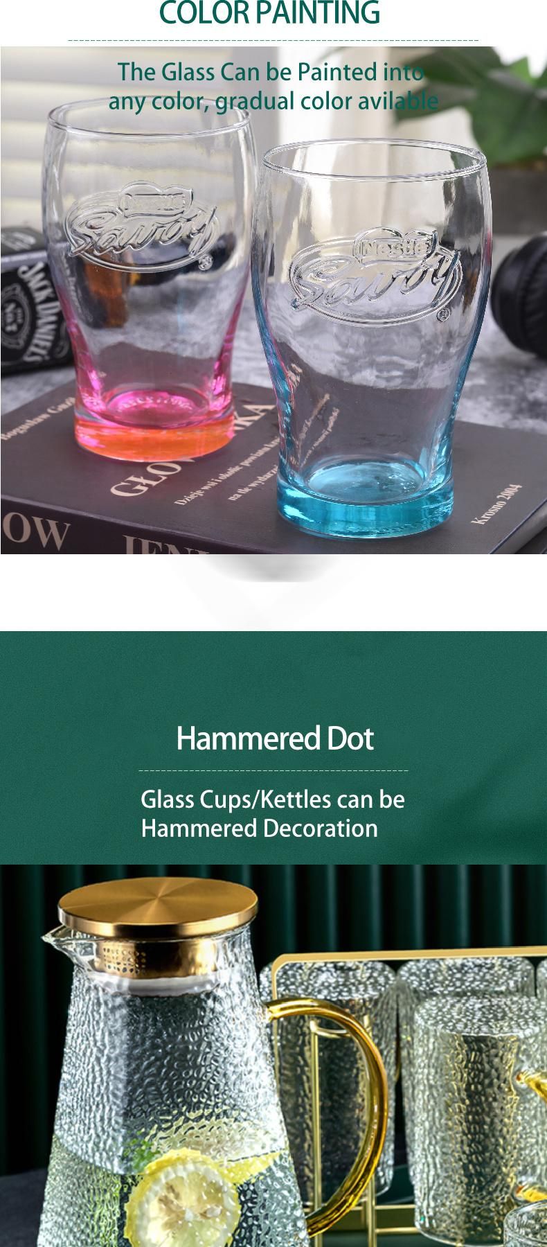 360ml Carton Printed Glass Drinking Bottle for Kids for Gift