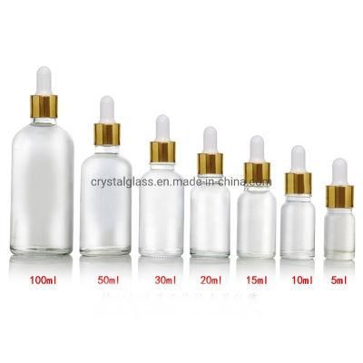 5ml-100ml Frosted Glass Dropper Bottle for Serum Essential Oil Package