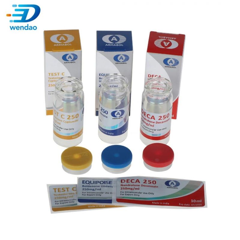 Small Regular Size Custom Deca Injection Medical Hologram 10ml Vial Paper Box Packaging