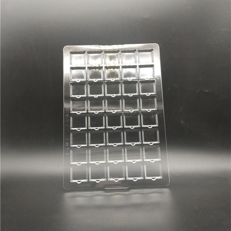 Custom Clear Transparent Plastic Electronic Components Packing Blister Tray