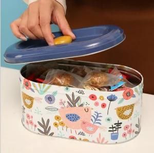 Candy Chocolate Storage Metal Tin Box with Lid