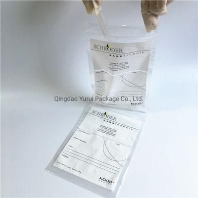 Specimen Bag Plastic Health Care Storage Kangaroo Type Specimen Bags with Custom Made Printing