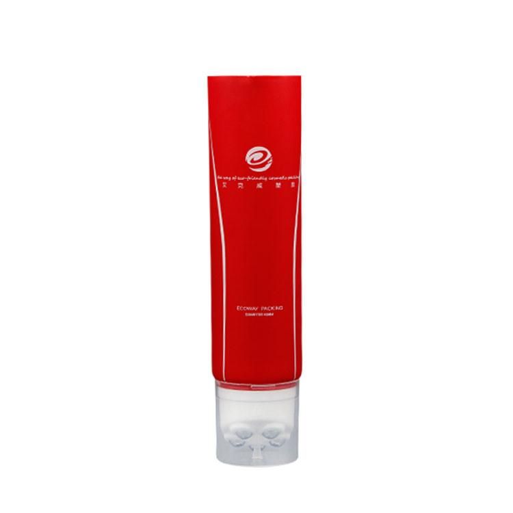 Wholesale Plastic Containers Red Massage Slimming Cream Lotion Packaging Tube