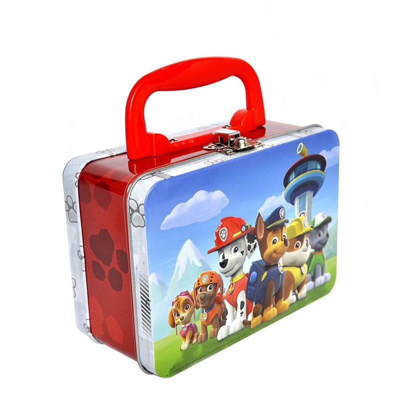 FDA Food Safe Metal Storage Box Pokemon Tin Lunch Box