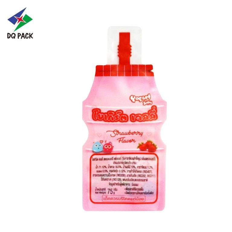 Sample Free Shape Pakcaging Injection Pouch Yogurt Baby Food Bottle Shape Pouch