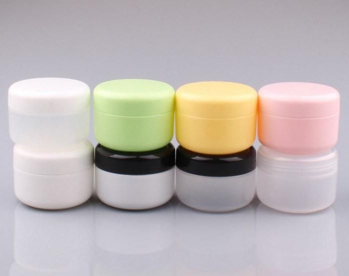 PP Double Layers Cream Bottle Jar for Cosmetic Packaging