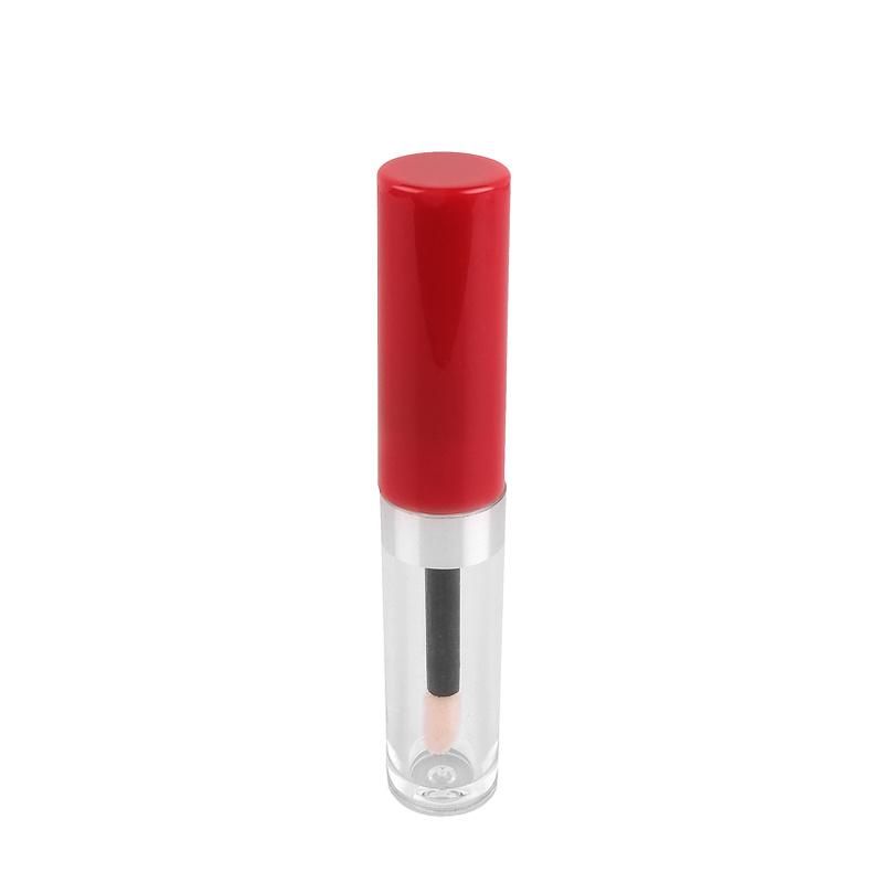 Wholesales Red Lip Gloss Containers Tube Private Label Round Liptint Container for Makeup Packaging