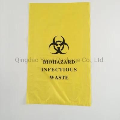 Disposable Biohazard Logo Garbage Clinical Waste Autoclave Medical Waste Biohazard Bags