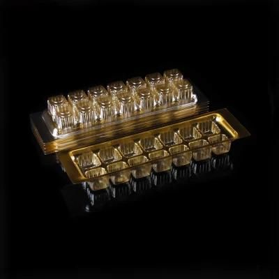 China Golden Chocolate Blister Packaging Tray