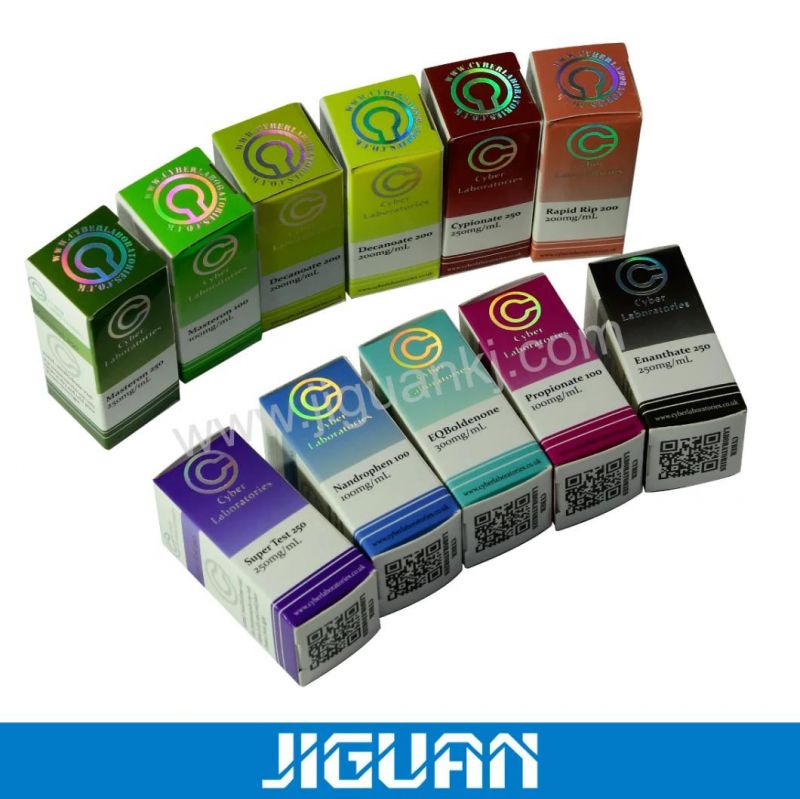 Free Design Custom Pharmaceutical 10ml Hologram Medicine Vial Box