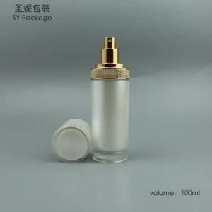 Luxury Cosmetic Lotion Packaging 100 Ml Airless Lotion Pump Bottle