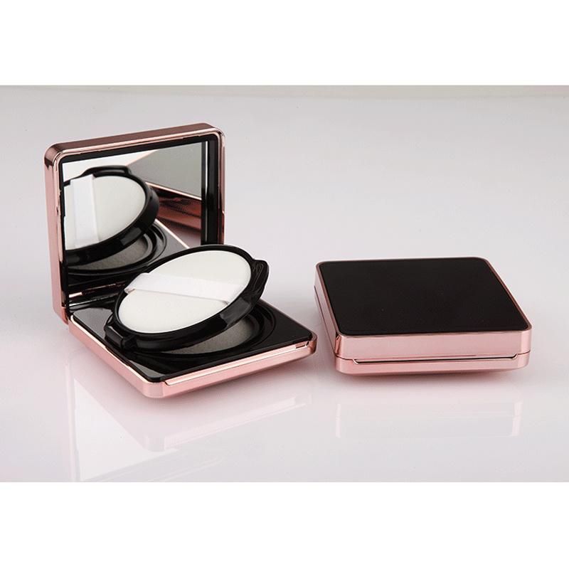 Luxury Bb Air Cushion Case Square Rose Gold Air Cushion Foundation Case Cushion Foundation Packaging Case Bb Cream Container