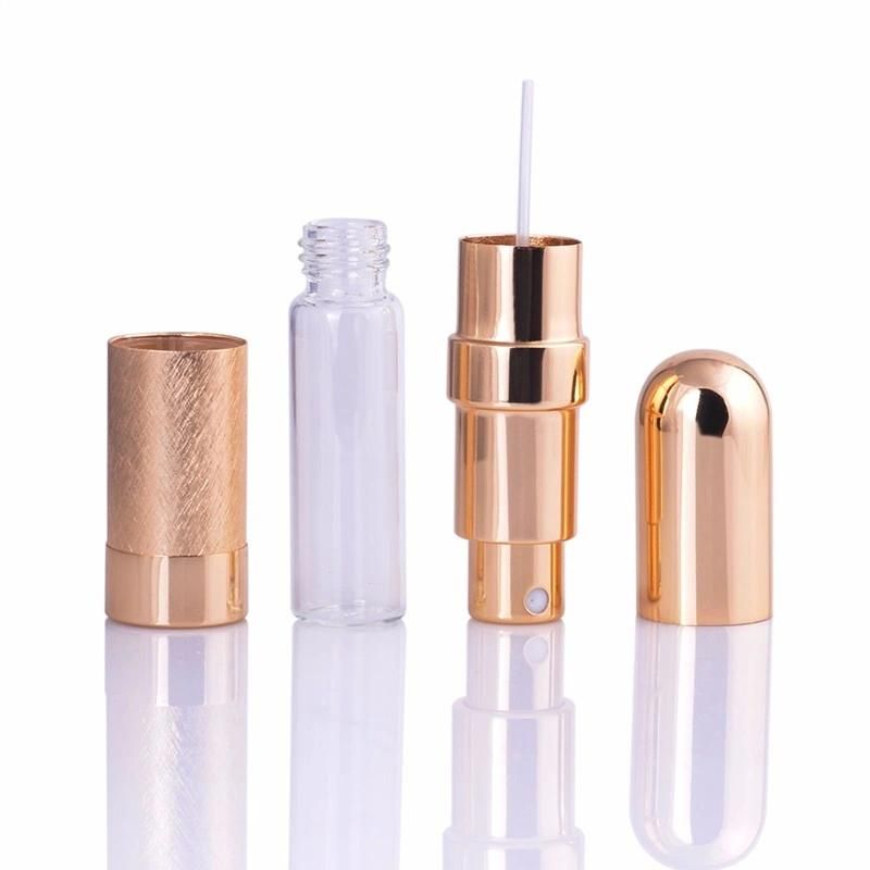 12ml Spray Empty Glass and Aluminum Bottle Perfume Bottle Mini Portable Travel Refillable Perfume Atomizer Small Bottle