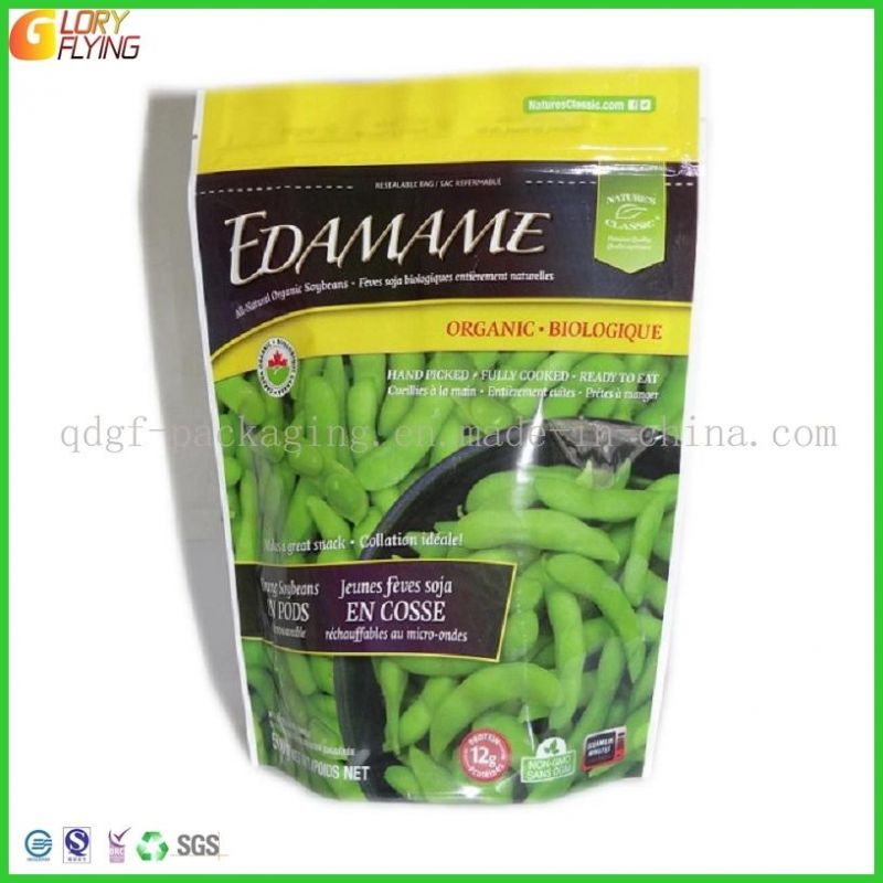 Plastic Doypack with Zipper/ Food Packaging Bags for Vegetable