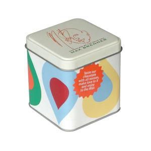 Square Tea Tin Box