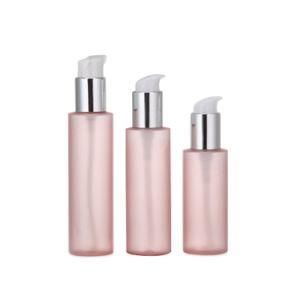 Cosmetic Lotion Pump Bottle 100ml 120ml 200ml Pet Plastic Cosmetic Bottle