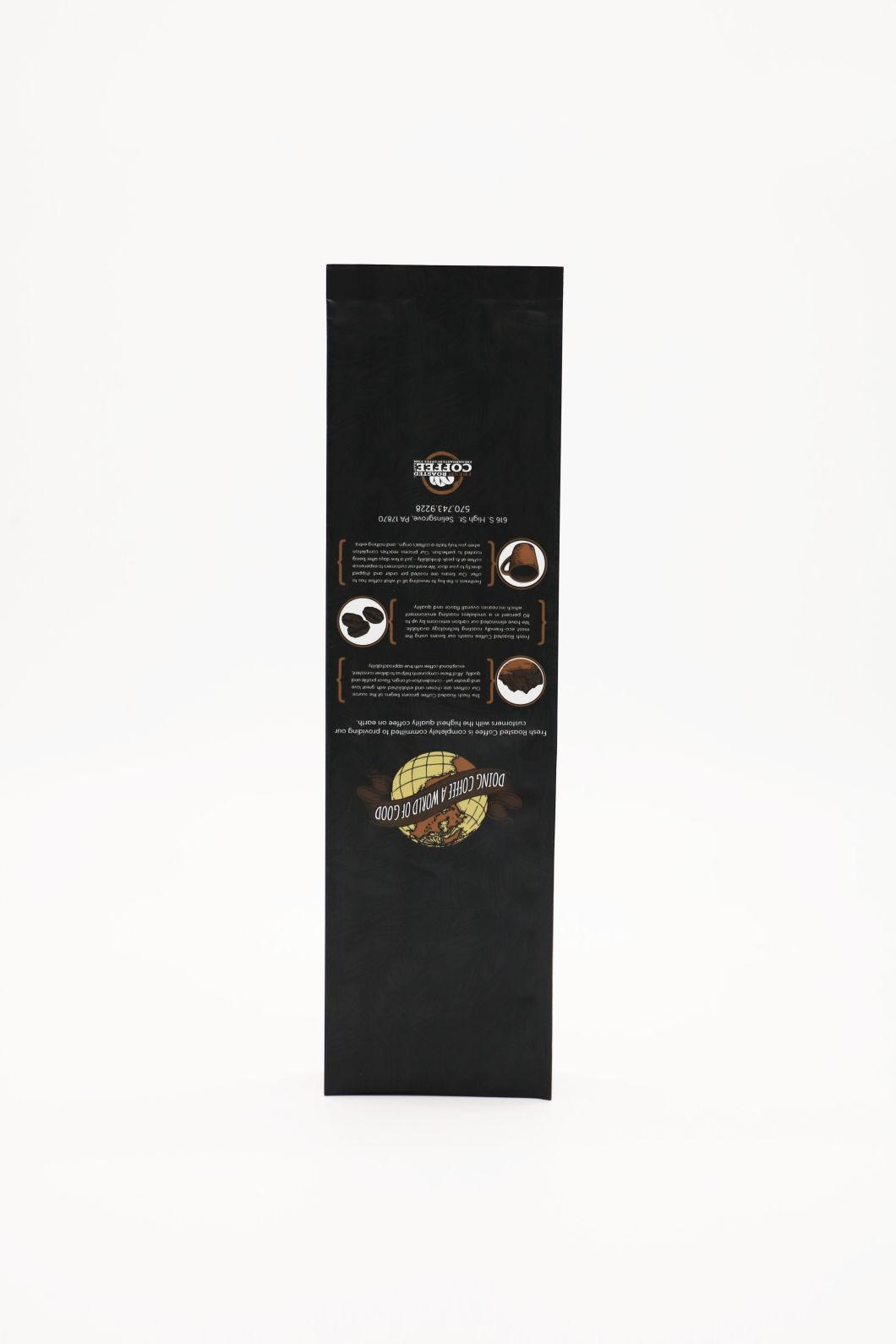 Custom Printed Aluminum Foil Side Guseet Coffee Bag