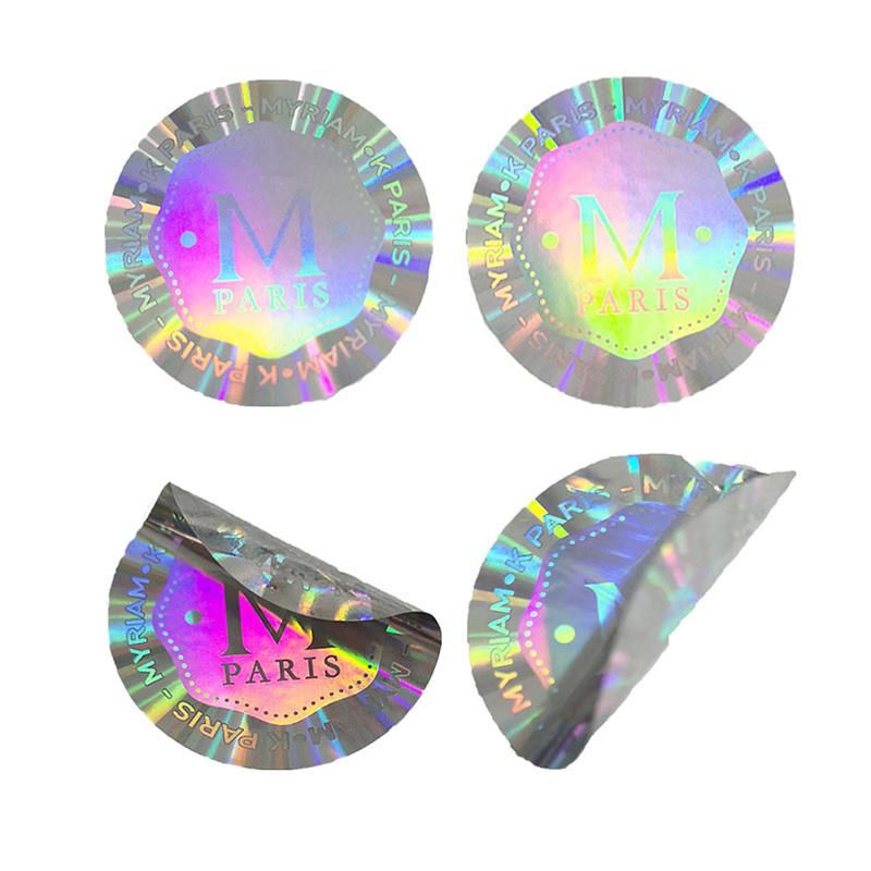 Hologram Silver Paper Sticker & Labels