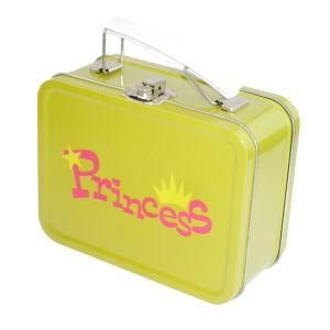 OEM Tin Lunch Box with Handle and Lock for Toys Packaging