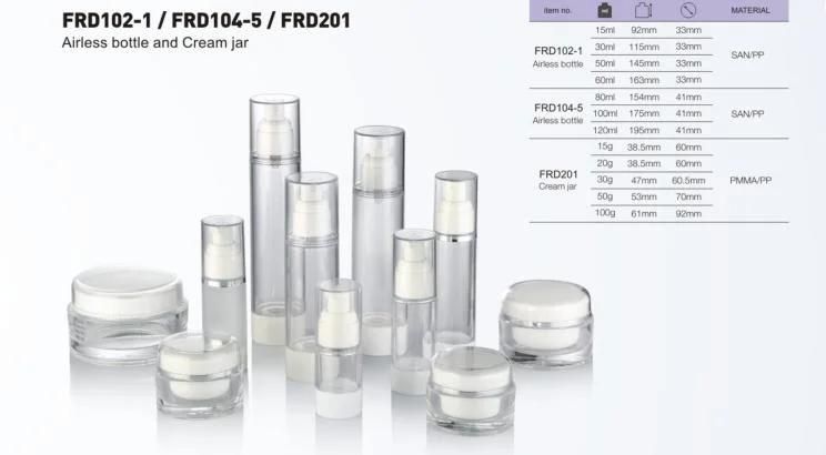 15g 30g 50g Plastic Acrylic Jar with Lids Eye Cream Jar Cosmetic Cream Jar