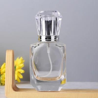 30ml Diamond Design Travel Mist Spray Perfume Atomizer Transparent Portable Fine Glass Bottles Empty Pump Sprayer Refillable Bottle