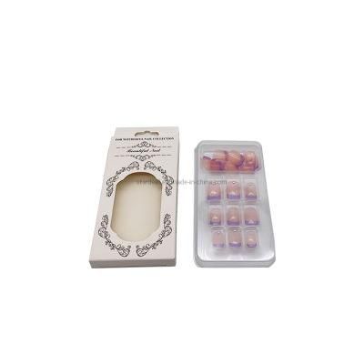 False Nail Make up Clear Plastic Blister Packaging Tray