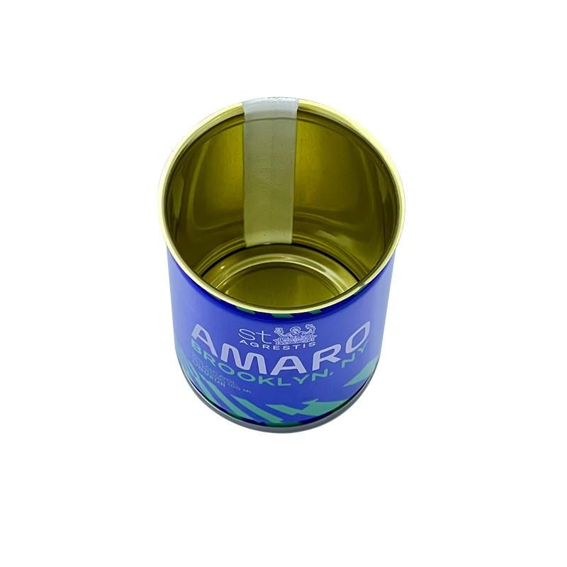 571# Customization Printed Empty Mini Box Small Food Can for Juice Beverage Food Packing