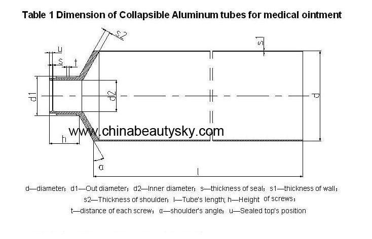 "Top Quality Dia. 35mm Hair Color Cream Aluminum Collapsible Tube"