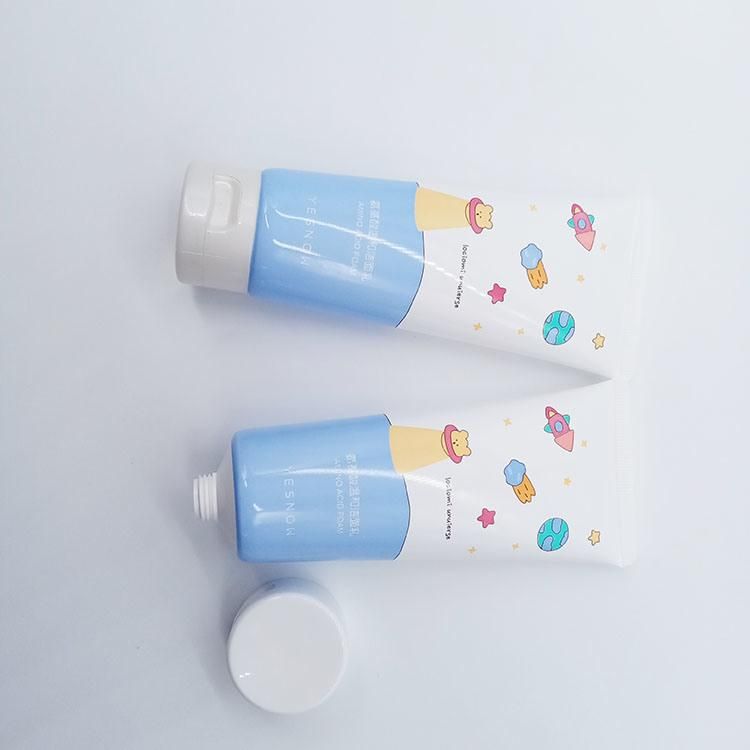 Hand Cream Tubes Cosmetic Plastic Tube Packaging for Facial Cleanser