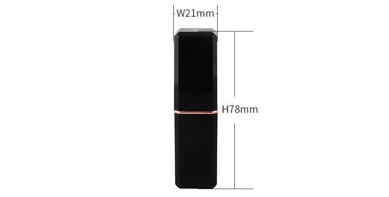 in Stock 4.3G Manufacturer Price Empty Custom Black Lip Balm Tubes Unique Lipstick Tube for Lipstick Packaging