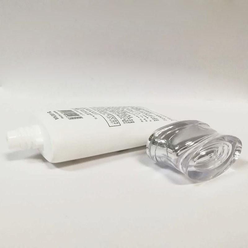 Soft Tube Empty Flat Cosmetic Plastic Tube with Screw Cap