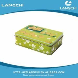 Popular Christmas Metal Tin Box for Chocolate Cookie Biscuit