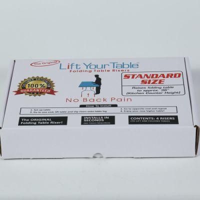 White Corrugated Carton Box with Logo Printing