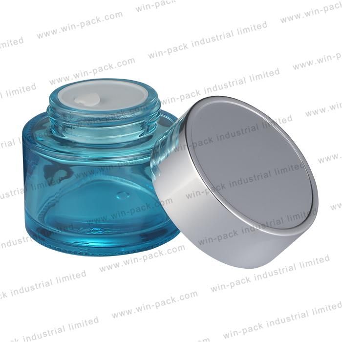 High Quality Skin Care Unique Glass Cream Jar for Cosmetics