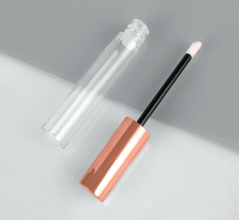 Manufacturer Rose Golden Lip Gloss Containers Tube Label Round Liptint Container for Makeup Packaging