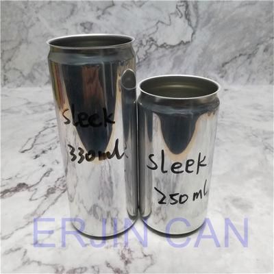 250ml Slim Aluminum Cans for Energy Drinks