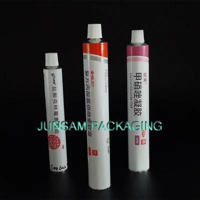 Aluminium Collapsible Tube Empty Squeezable Metal Container Packaging for Cosmetic