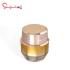 Luxury 15g 30g Golden Press Airless Jar Acrylic Cosmetic Cream Jar Seal Plastic Packaging