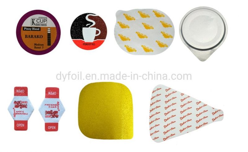 Printed Embossing Aluminum Foil Sealing Lids for Coffee Cups