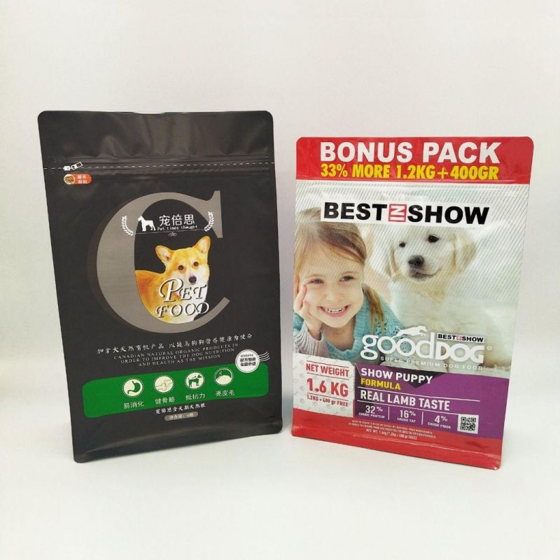 Stand up Pet Food Packing Bag for Cat Food/Dog Food Bag Factory/Cat Food Packaging Bag