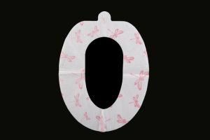 100% Diodegradable Disposable Customized Pattern Toilet Seat Cover