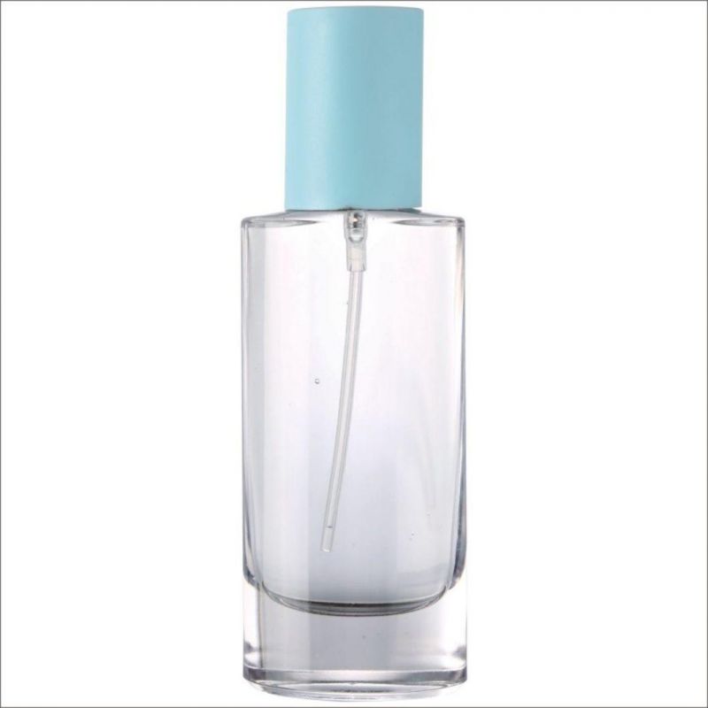 75ml Empty Round Clear Glass Spray Perfume Bottle Cosmetic Glass Bottle with Spray Makeup Setting Spray Packaging