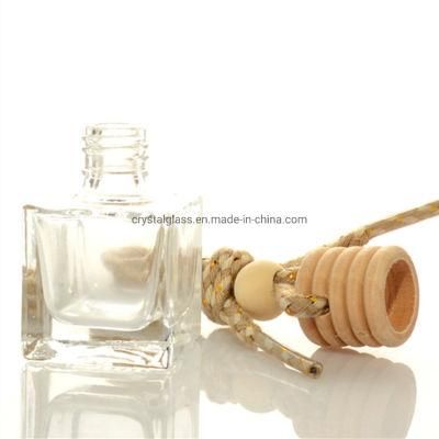 Car Perfume Bottle Car Printed Hanging Diffuser Bottle, Empty Refillable Bottle Home Car Air Freshener, Random Color